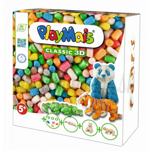 Playmais CLASSIC 3D Divé zvieratká, 900ks