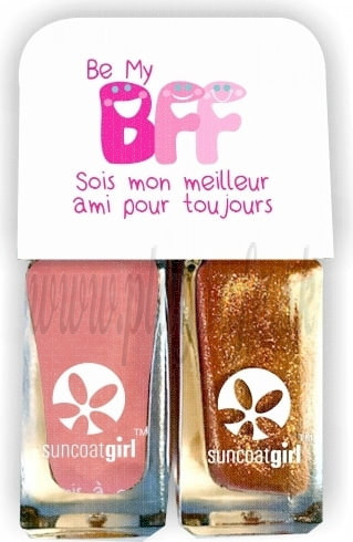 SuncoatGirl Sada lakov na nechty BFF Cuties Duo, 2x5ml