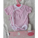 Antonio Juan Oblečenie pre bábiku bodičko pre bábätko, 40-42cm ružové