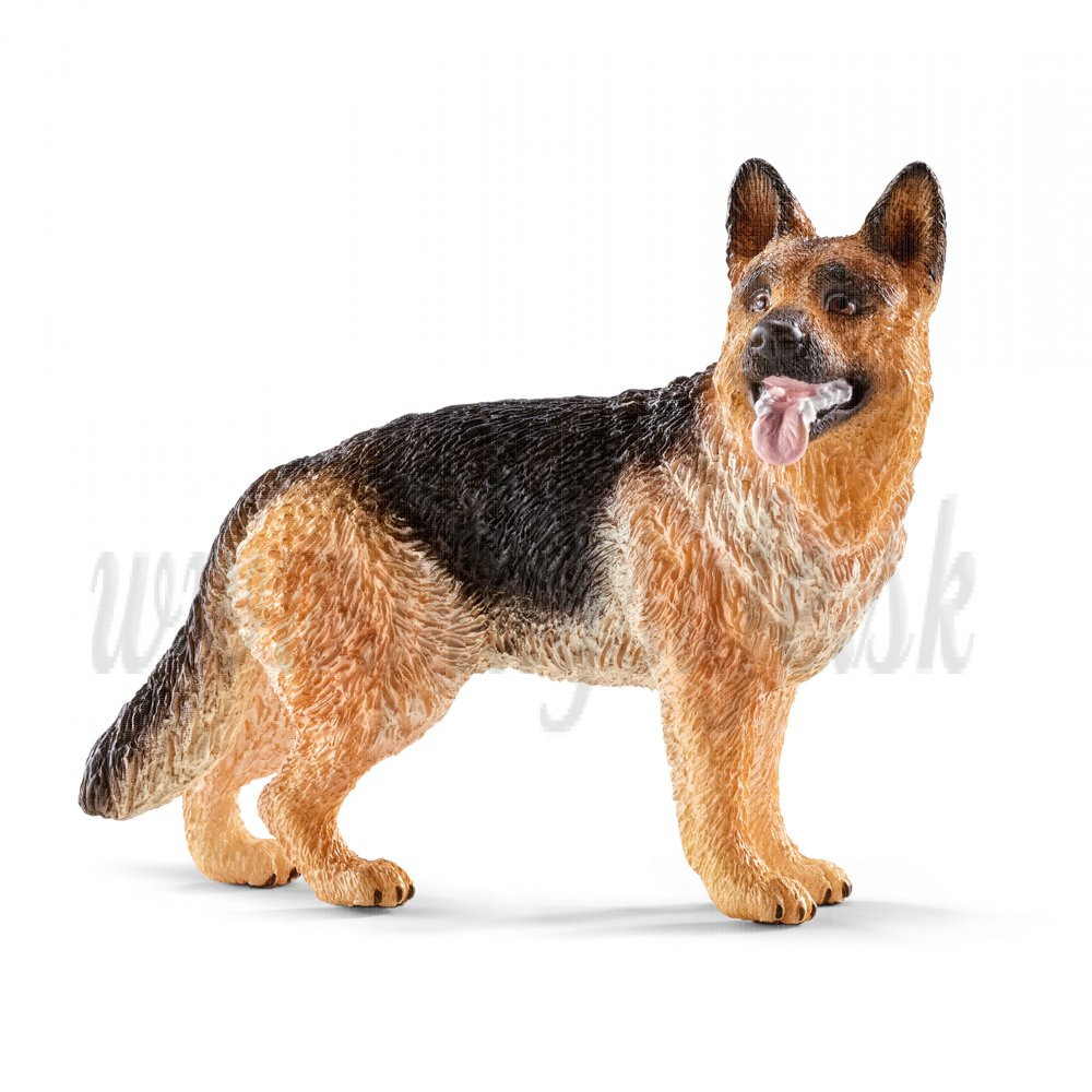 Schleich Farm World German Shepherd Animal Toy Figure 