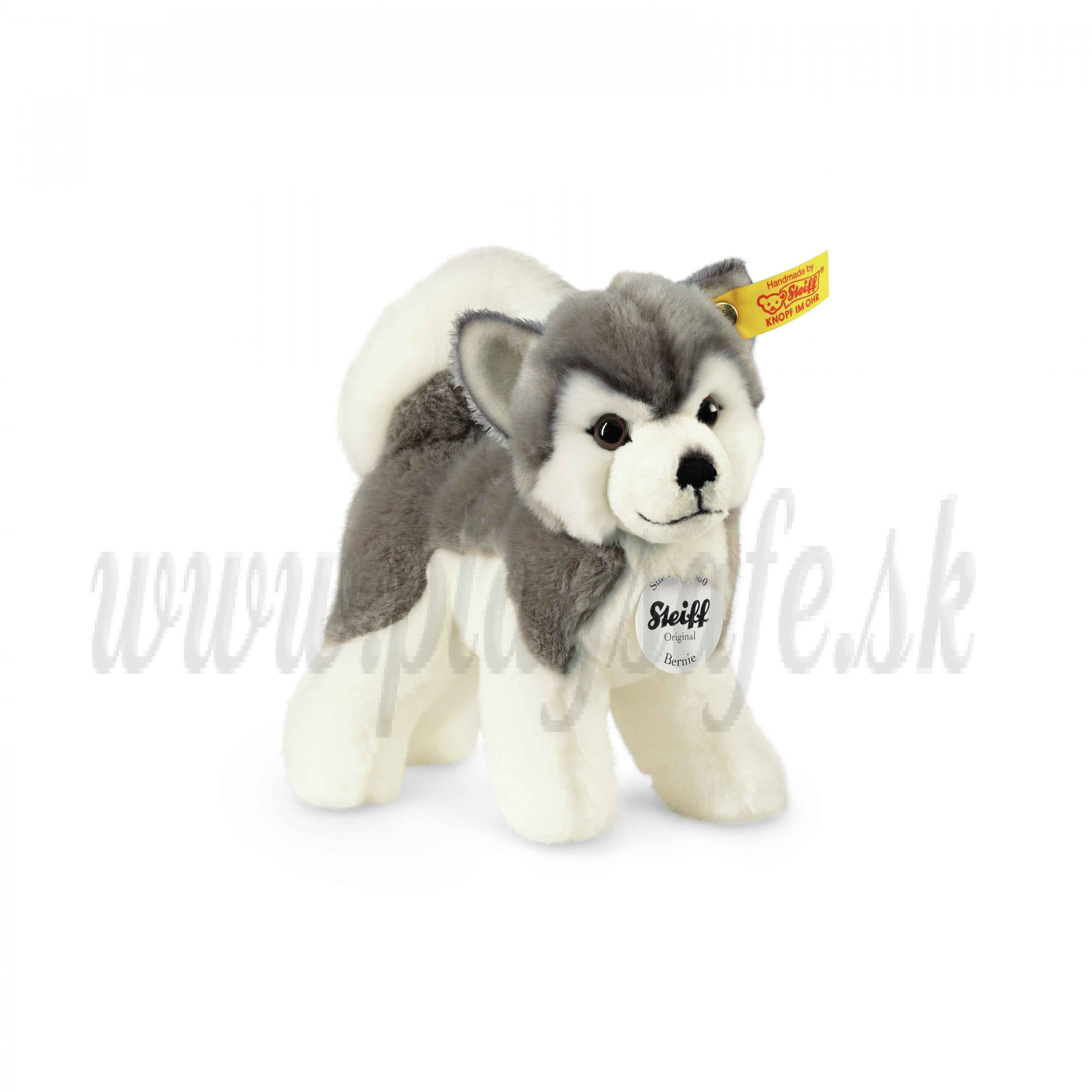 Steiff Soft toy Husky Bernie, 17cm