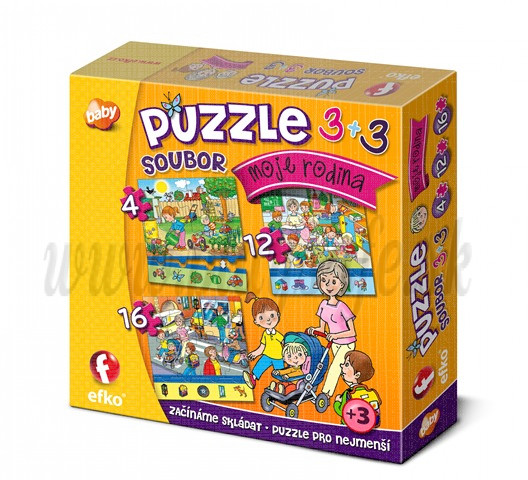 Efko Puzzle 3in1 My Family