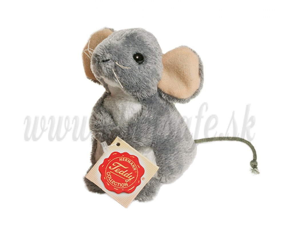 Teddy Hermann Soft toy Mouse grey, 11cm