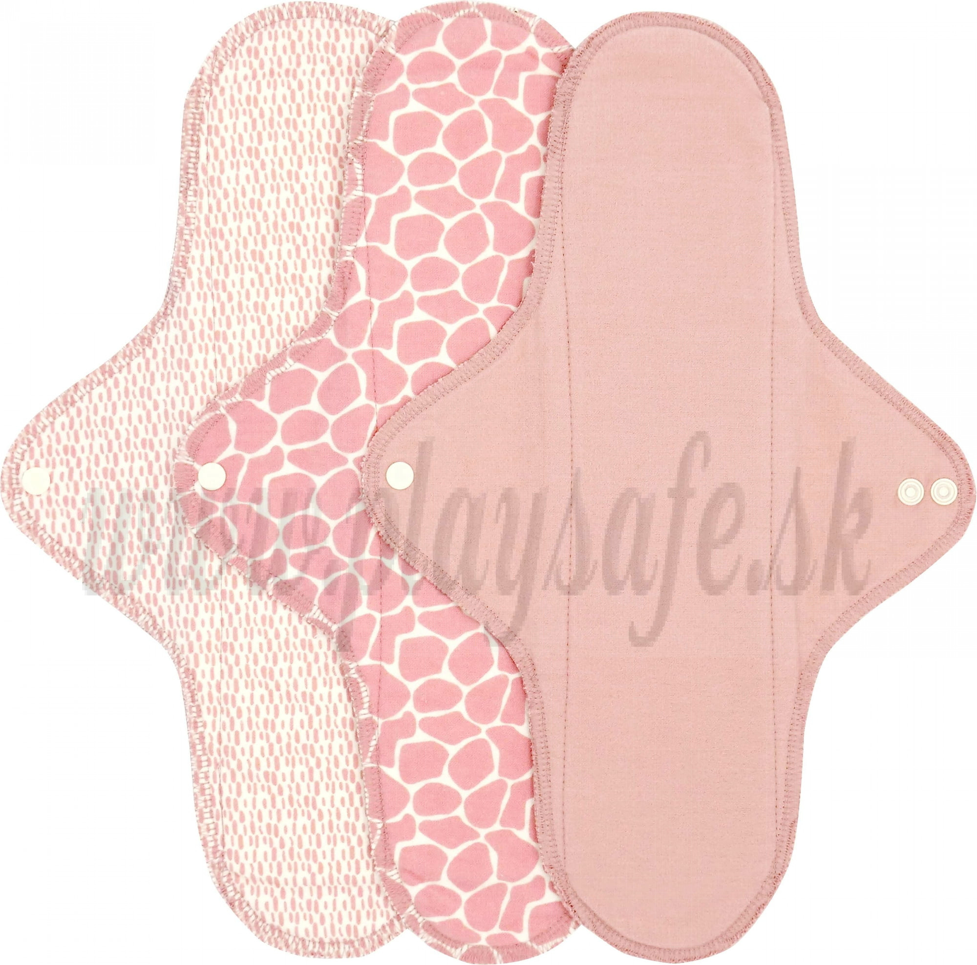 Imse Vimse Cloth Menstrual Pads Night, 3 pieces Blossom