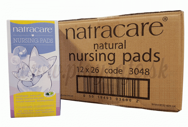 Natracare Disposable Nursing Pads, 12x26 Pieces