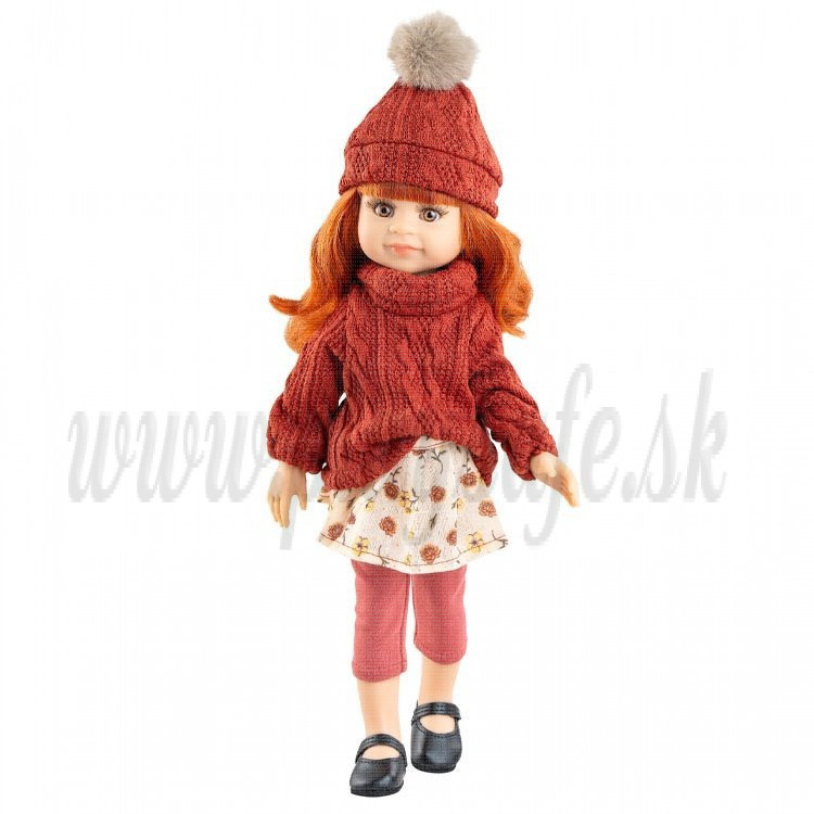 Paola Reina Las Amigas Doll Cleo 2025, 32cm in a knitted hat