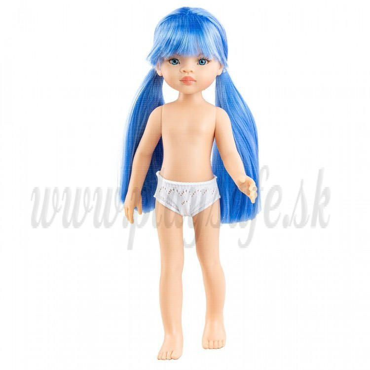 Paola Reina Las Amigas Doll Liu Blue 2025, 32cm Naked