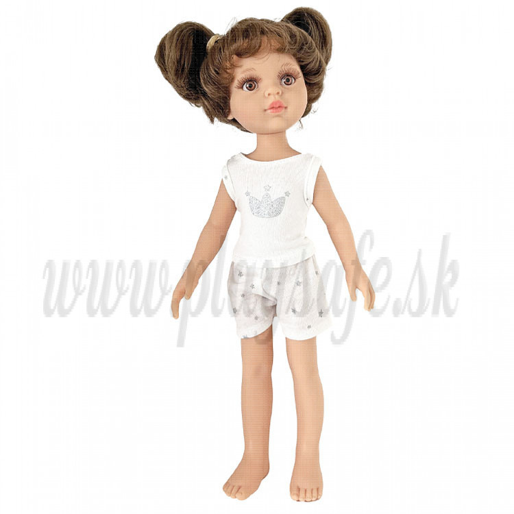 Paola Reina Las Amigas Doll Carol Curly 2025, 32cm Pajamas