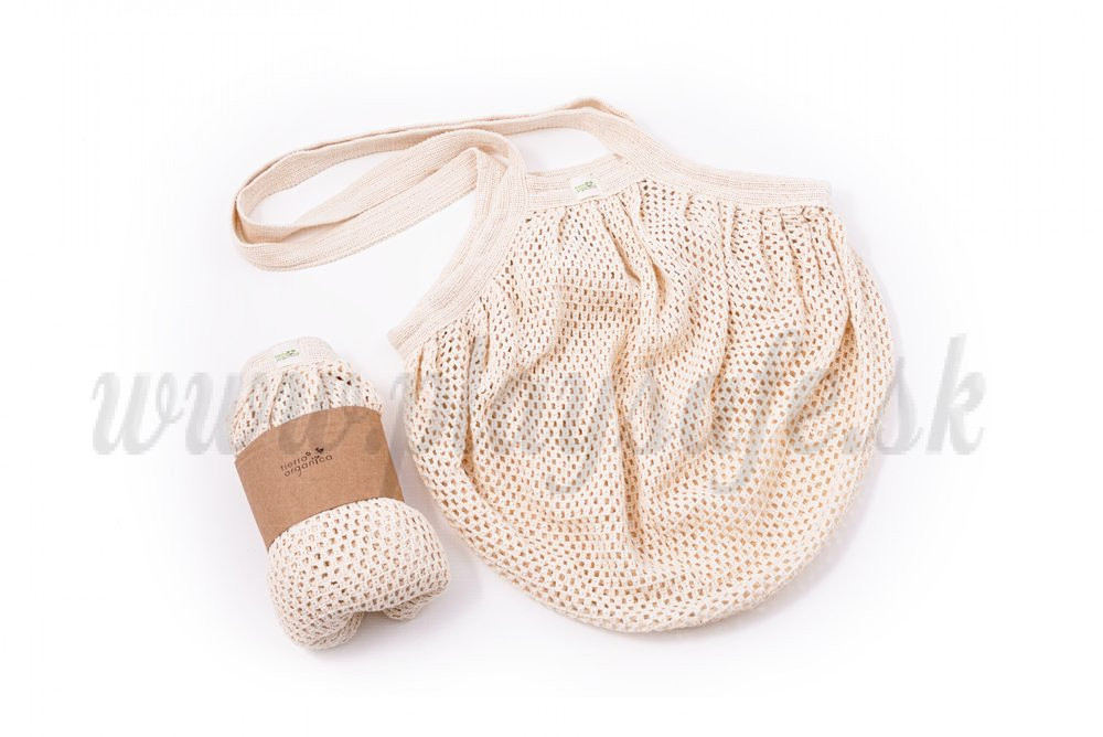 Tierra Verde String Bag from organic cotton thick, natural