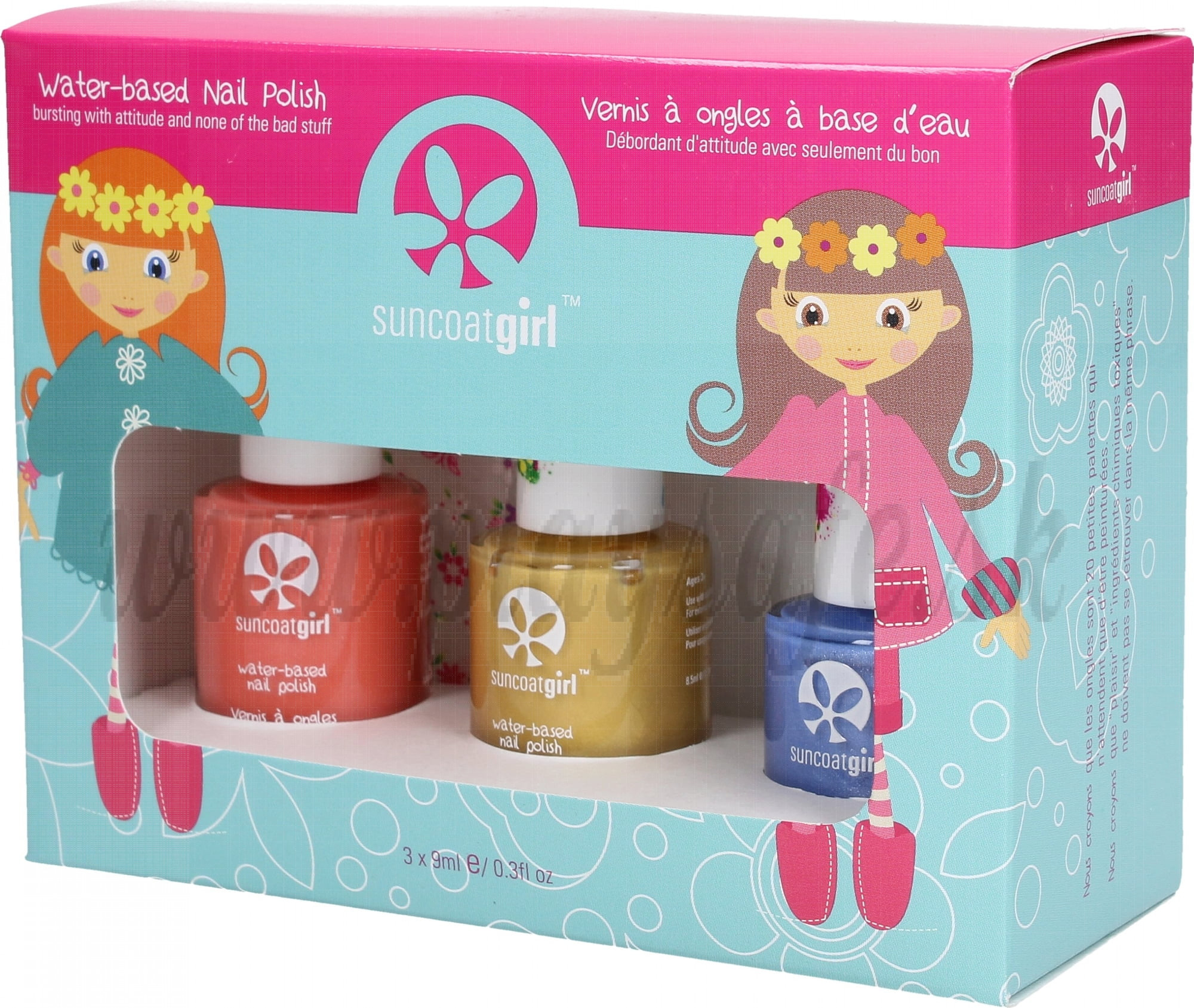 SuncoatGirl Trio Nail Beauty Kit Egg-spiration, 3x8ml