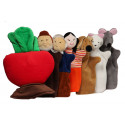 Noe Hand Puppets Set The Great Big Turnip, 7 pieces