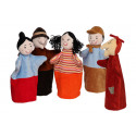 Noe Hand Puppets Set Hansel and Gretel, 5 pieces