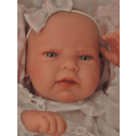 Antonio Juan Lea Baby Girl Doll, 42cm with pillow