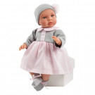 Asivil Baby Doll Soft Body Lea, 46cm in grey