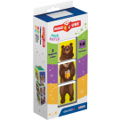 GEOMAG Magicube Magnetic cubes Animals, 3 cubes