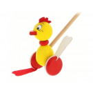 Greenkid Wooden Pushing Toy Chicken Greg