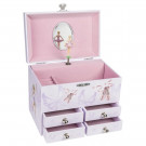 Goki Music Box Ballerina With Drawers, Swan Lake Melody