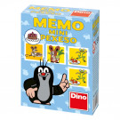 Dino Children Memory Mini Little Mole and friends blue, 24 pieces