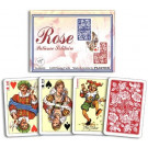 Piatnik Playing Cards Patience Rose Solitaire Double Deck Mini Size