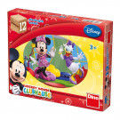 Dino Wooden Picture Blocks Mickey Mouse, 12 cubes