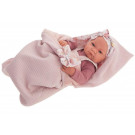 Antonio Juan Nica Baby Girl Doll, 42cm in sleeping bag