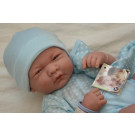 Berenguer Baby Boy Doll, 36cm in blue with blanket