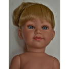 Vestida de Azul Coral Doll Naked, 45cm blond