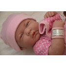 Berenguer Baby Doll, 36cm in pink with blanket